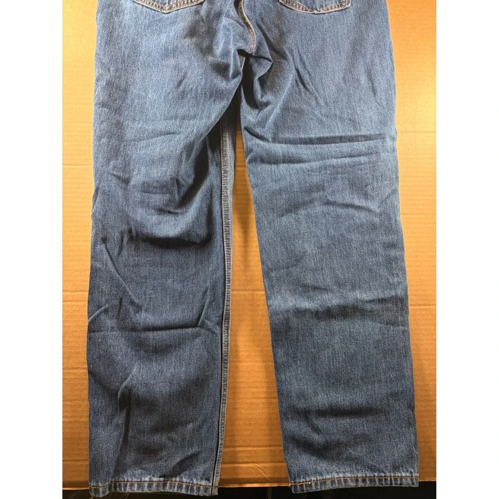 Levi's 550 Relaxed Fit Jeans Mens 36x30 Blue Denim Tapered Made in Mexico
